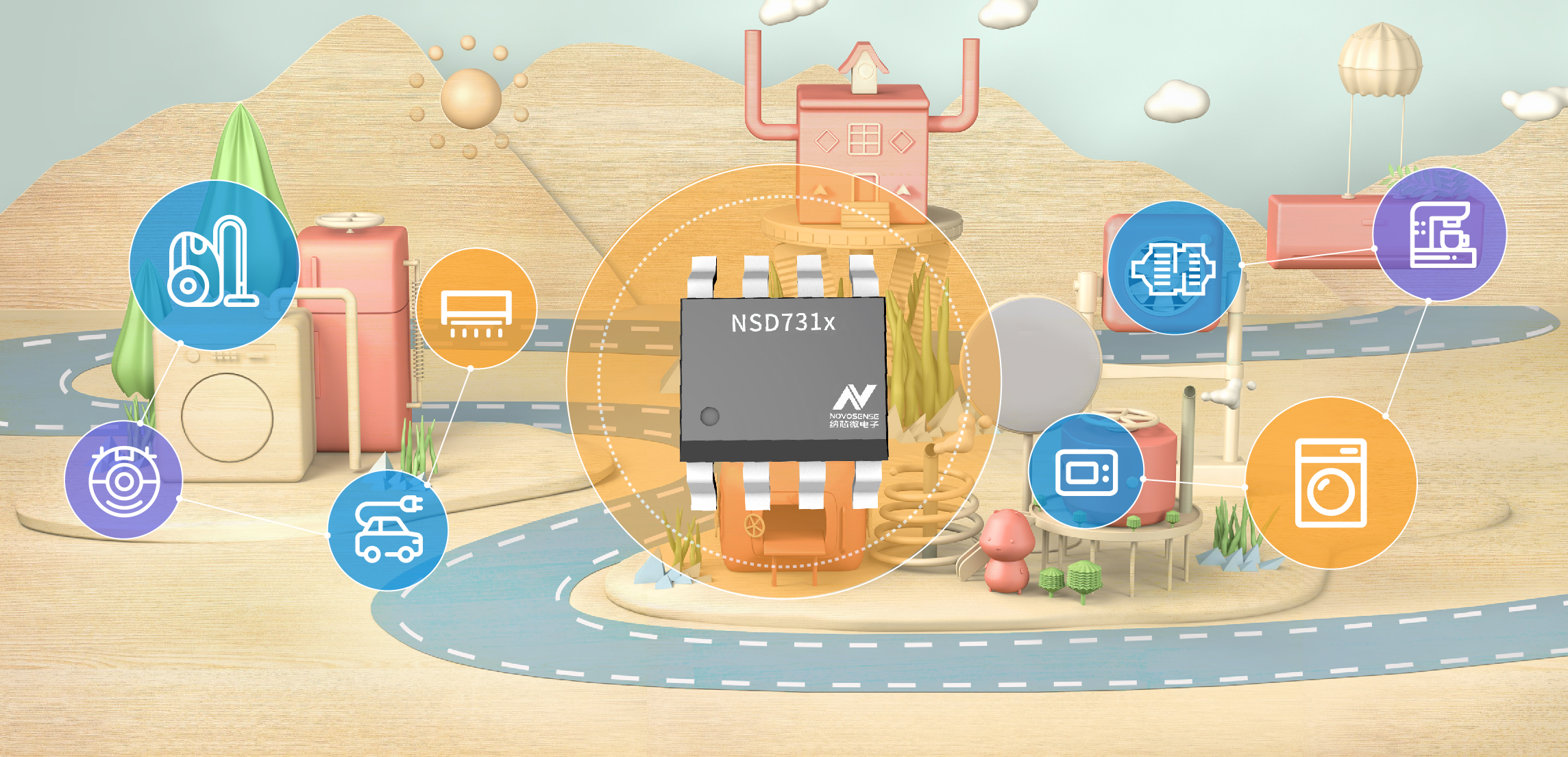 mg不朽情缘官网直流有刷电机驱动NSD731x系列发布多款新品，任君挑。